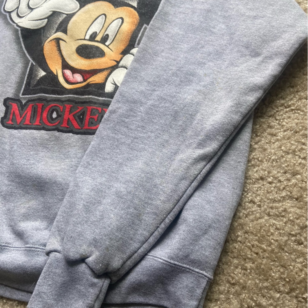 Vintage Disney Mickey Mouse Crewneck Sweater in grey size large - Picture 12 of 13